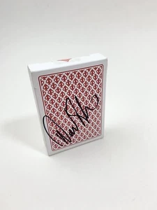 David Blaine signiertes White Lions 2012 Tour Edition Spielkartendeck - Bild 1 von 4