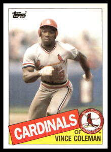 1985 Topps Traded #24T Vince Coleman St. Louis Cardinals NM-MT NO RESERVE!