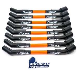 Michigan Motorsports Gen V Orange Spark Plug Wires 2014+ LT1 LT4 L83 L86 L84 L87 - Picture 1 of 4