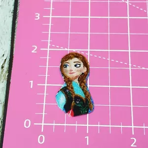 Frozen Fabric Iron-On Applique Patches Cartoon Jacket Sister Snowmen - Picture 1 of 11