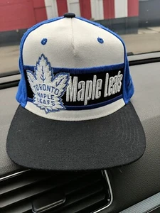 Toronto Maple Leafs Zephyr Nhl Hat Slider Adjustment Block Lettering - Picture 1 of 8