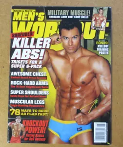 Men's Workout Magazine TJ HOBAN Chippendales Models Male Stripper Jessie Pavelka - Picture 1 of 6