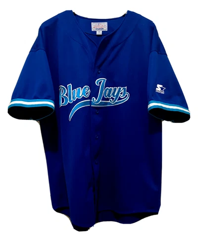 Roger Clemens Vintage Blue Jays jersey Starter Branded Sz 2XL Stitched Cover