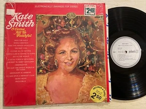 Kate Smith O Come All Ye Faithful LP Pickwick Stereo Christmas + Shrink EX - Picture 1 of 5