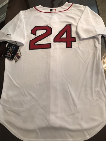 Manny Ramirez #24 Boston Red Sox Authentic On-Field Majestic Jersey 48/XL (New) Cover