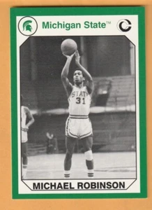 Michael Robinson Michigan State Spartans 1990 Card #101 Detroit Pershing High - Picture 1 of 2