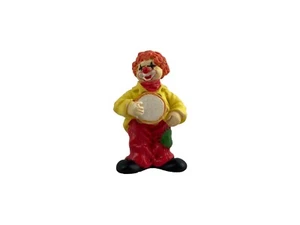 Clown aus Keramik Figur © ‘93 J , C Hobo Circus Band Miniatur Tamburine Höhe 5cm - Bild 1 von 7