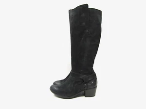 Mjus Womens Size 38 EUR Black Soft Leather Zip Fashion Knee High Boots - Picture 1 of 11