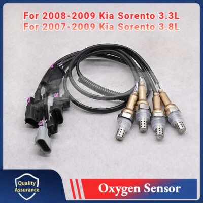 Juego (4) Sensor de oxígeno O2 Uptream+Downstream para Kia Sorento 2007-2009 3,3 L 3,8 L Foto 1 de 4
