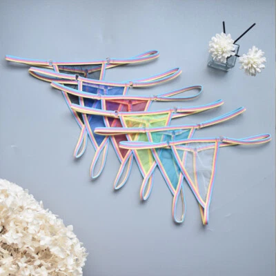 Women Micro Panties Low Rise Briefs Open Butt G-string Thong Lingerie Underpa m - Bild 1 von 4