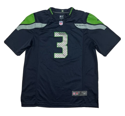 Nike On-Field Seattle Seahawks Jersey XL Russell Wilson #3 STITCHED Football NFL Cover