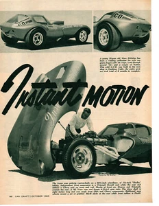 1965 MARV ELDRIDGE / GEPARD INSTANT MOTION ~ ORIGINAL 4-SEITIGER ARTIKEL / ANZEIGE - Bild 1 von 2