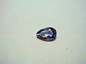 Amethyst Gemstone Pear Cut 8 mm x 5 mm 0.75 Carat Natural Gem  - Picture 1 of 3
