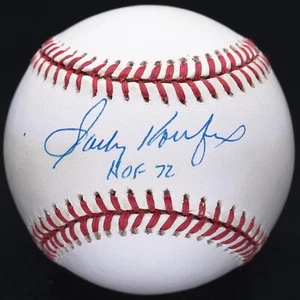 Sandy Koufax HOF 72 Signed Official National League Baseball PSA/DNA Holo - Picture 1 of 6