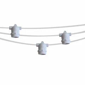 (Nur Kabel) 48 Steckschlüssel Outdoor SJTW Kommerziell Zum Selbermachen Schnur Licht 102 Fuß weiß C... - Bild 1 von 8