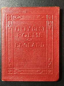 Kleine Lederbibliothek FÜNFZIG BESTE GEDICHTE ENGLANDS Luxart Edition - Bild 1 von 8