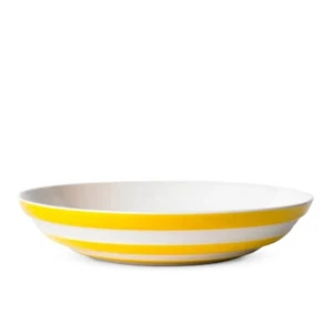 Cornishware Yellow Pasta Bowl 1 x 24cm, Ceramic - Picture 1 of 3
