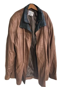 Verra Pelle Men’s Leather Jacket Purchased In Florence Italy Size Large Used - Picture 1 of 4
