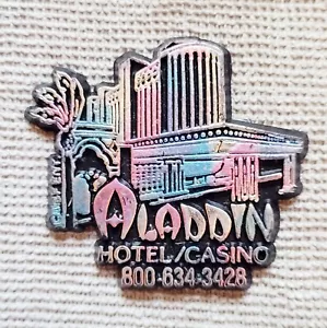 Aladdin Hotel Casino Kühlschrankmagnet Souvenir Gummi Neuheit kostenloser Versand - Bild 1 von 3