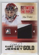 2010-11 ITG Between the Pipes Game-Used Gold Jersey /10 Mike Brodeur #M-42