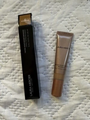 LAURA MERCIER Tinted Moisturizer Bronzer in 03 Sunbeam .5 oz NEW in Box - Image 1 of 4