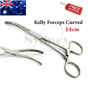Dental Kelly Forceps Curved Hemostat Hemostatic Hair Pulling Pliers - Picture 1 of 2