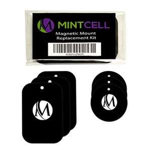 Paquete de 6 placas de metal MintCell con adhesivo 3M para soportes magnéticos para teléfonos - Imagen 1 de 1
