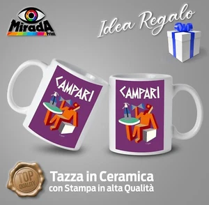 TASSE MUG GLÜCK DEPERO CAMPARI SELZ FUTURISMUS HAPPY HOUR GESCHENKIDEE THE - Bild 1 von 2
