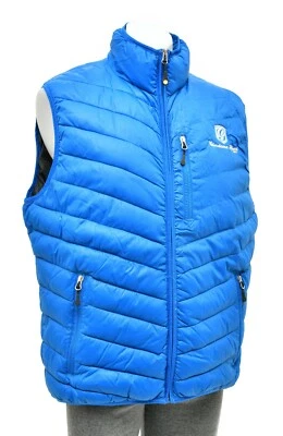 Giordana Sport Insulated Puffy Vest Men LARGE Blue Clique Bike Cycling Lifestyle - Image 1 of 2
