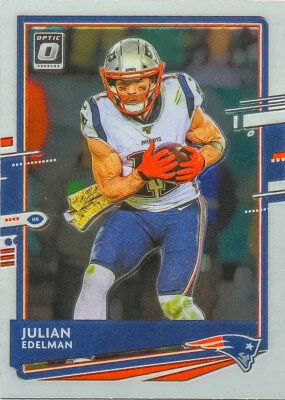 Julian Edelman 2020 NFL Optic Football Chrome Base Card #67 New England Patriots - Image 1 of 2