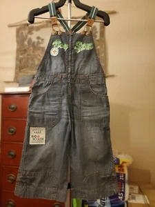 Vintage United Colors Of Benetton Overall Kid Size Medium With Lots Of Details - Picture 1 of 11