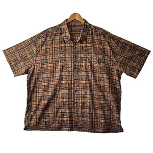 Cotton Works by Falcon Bay Sportwear Shirt 4X Mens Cotton Geometric design - Picture 1 of 6
