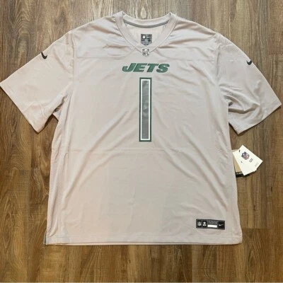 NWT! New York Jets Nike Mens 3XL grey football jersey. Ahmad Sauce Gardner NFL - Image 1 of 4