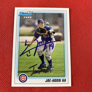 2010 Bowman Jae-Hoon Ha #BP85 Auto Signed Autograph Cubs