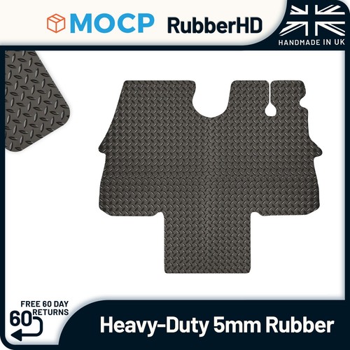 5mm HeavyDuty Rubber Van Mats to fit Fiat Ducato Motorhome No Heel Pad