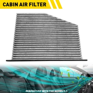 Carbon Cabin Air Filter Set Fit Volkswagen Golf 2007-2015 Jetta 2005-18 EOOH - Picture 1 of 21