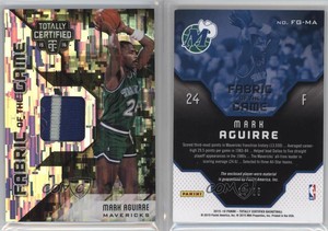 2015 Panini Totally Certified Fabric of the Game Materials Camo /25 Mark Aguirre