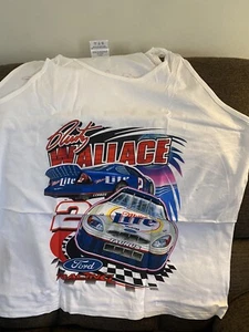Vintage Rusty Wallace Miller Lite Bad To The Bone Tank XL New Online Packaging - Picture 1 of 4