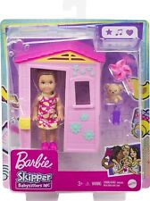 Barbie Skipper Babysitters Inc.  Pink Playhouse Set with Small Toddler Doll