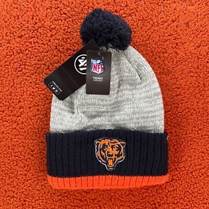 47 Brand Chicago Bears Official NFL Football Winter Ski Pom Knit Hat Beanie