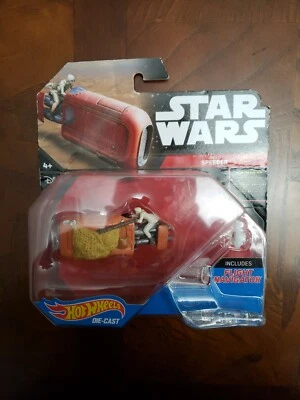 *** Naves espaciales Hot Wheels Star Wars - REY'S SPEEDER - incluye navegador de vuelo.  Foto 1 de 2