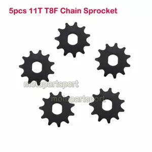 5x Electric Scooter 11 Tooth Sprocket T8F Chain Motor Pinion Gear MY1020 Motor - Picture 1 of 4
