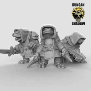 Frogfolk Assassin Mini di Duncan Shadows, miniatura Dnd / miniatura da tavolo - Foto 1 di 5