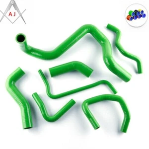 Silicone Radiator Coolant Hose For VW MK4 GOLF / BORA / Jetta 1.8t AUM AUQ Green - Picture 1 of 7
