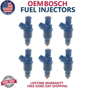 6x OEM Bosch Fuel Injectors Fits 1995-1996 Dodge B1500 3.9L V6 #0280150927 - Picture 1 of 5