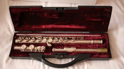 Buffet Crampon Paris Flute in Case + BONUS Used Music Books — 第 1/4 张图片