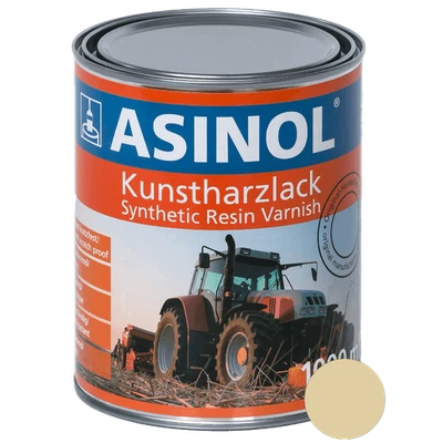 (15,98 EUR/l) Kunstharzlack Grimme Elfenbein 1.000 ml Lack Farbe ASINOL