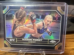 2024 Topps Chrome UFC Manon Fiorot Black Refractor /10 - Picture 1 of 2