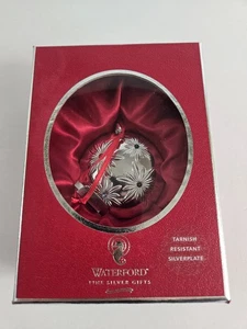 Waterford Lismore W901 versilberter Strass rund zweiseitig Ornament 2011 - Bild 1 von 6