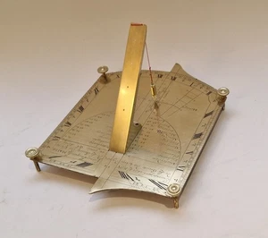 Le Roy Le Maire Cadran solaire horizontal horlogerie circa 1735 - Foto 1 di 7